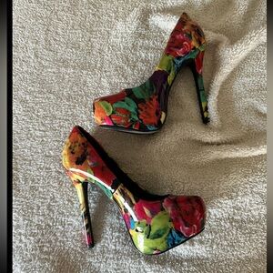 Steve Madden floral stiletto